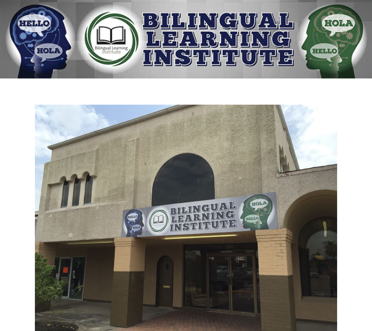 Bilingual Learning Institute Sign