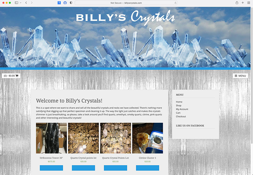 Billy\'s Crystals